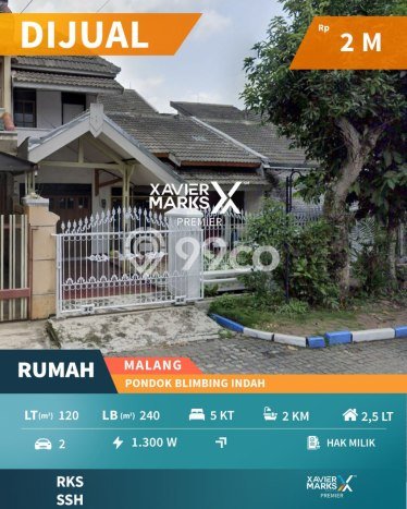 Hunian Nyaman Asri 5 KT Siap Pakai di Araya Malang Hunian Nyaman Asri 5 KT Siap Pakai di Araya Malang