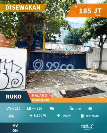 Disewakan Ruko di Pusat Kota Malang Ramai Strategis Disewakan Ruko di Pusat Kota Malang Ramai Strategis
