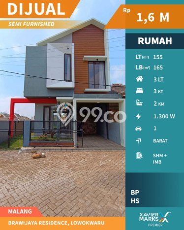 For Sale Rumah 3 Kamar Lokasi Strategis Bagus dan Strategis di Lowokwaru For Sale Rumah 3 Kamar Lokasi Strategis Bagus dan Strategis di Lowokwaru