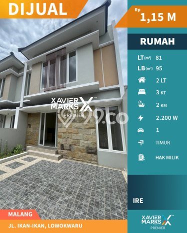 Dijual Rumah 3 Kamar Lokasi Ideal Bagus dan Strategis di Lowokwaru Dijual Rumah 3 Kamar Lokasi Ideal Bagus dan Strategis di Lowokwaru