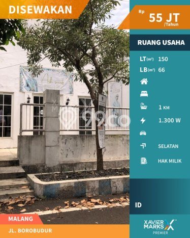 Unit Ruko Disewa Lokasi Blimbing, Malang Spesifikasi Luas Bangunan 66m2 Unit Ruko Disewa Lokasi Blimbing, Malang Spesifikasi Luas Bangunan 66m2
