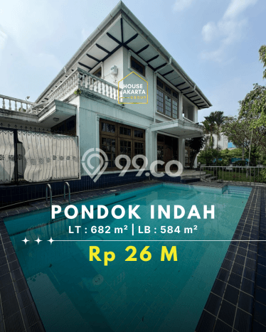 Rumah Elit Modern Tanpa Renovasi di Pondok Indah Jakarta Selatan Rumah Elit Modern Tanpa Renovasi di Pondok Indah Jakarta Selatan