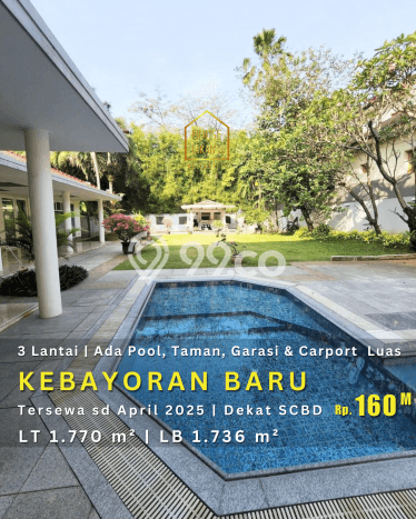 Rumah Eksklusif Siap Huni LT 1770m2 di Kebayoran Baru, Jakarta Selatan Rumah Eksklusif Siap Huni LT 1770m2 di Kebayoran Baru, Jakarta Selatan