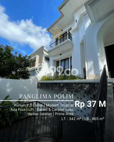 Hunian Elit LB 865m2 Siap Pakai Desain Elegan di Panglima Polim, Jakarta Selatan Hunian Elit LB 865m2 Siap Pakai Desain Elegan di Panglima Polim, Jakarta Selatan