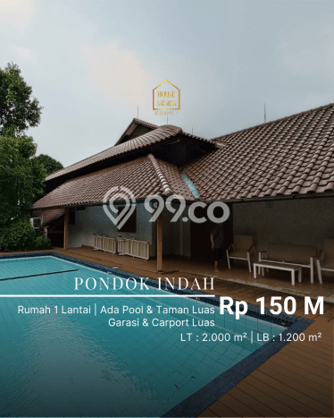 Hunian Mewah LB 1200m2 Siap Pakai Desain Elegan di Pondok Indah, Jakarta Selatan Hunian Mewah LB 1200m2 Siap Pakai Desain Elegan di Pondok Indah, Jakarta Selatan