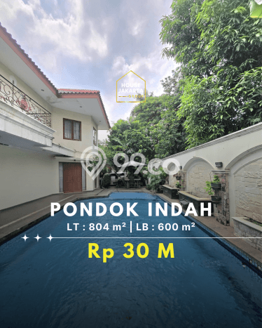 Rumah Elit Modern Tanpa Renovasi di Pondok Indah Jakarta Selatan Rumah Elit Modern Tanpa Renovasi di Pondok Indah Jakarta Selatan