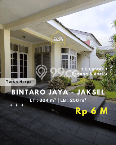 Rumah Elit LB 250m2 Siap Huni Desain Elegan di Bintaro, Jakarta Selatan Rumah Elit LB 250m2 Siap Huni Desain Elegan di Bintaro, Jakarta Selatan