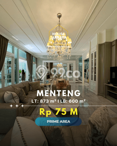 Siap Huni Rumah Mewah 5 Kamar di Menteng Dekat ke Mana Saja Siap Huni Rumah Mewah 5 Kamar di Menteng Dekat ke Mana Saja