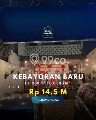 Unit Komersial Dijual di Kebayoran Baru Jakarta Selatan Luas Bangunan 300m2 Unit Komersial Dijual di Kebayoran Baru Jakarta Selatan Luas Bangunan 300m2