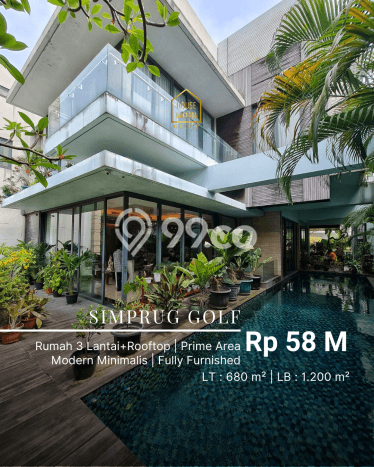 Hunian Mewah LB 1200m2 Siap Huni Desain Elegan di Simprug, Jakarta Selatan Hunian Mewah LB 1200m2 Siap Huni Desain Elegan di Simprug, Jakarta Selatan