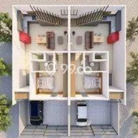Rumah Modern 3 KT LT 104m2 di Taman Kopo Indah Rumah Modern 3 KT LT 104m2 di Taman Kopo Indah
