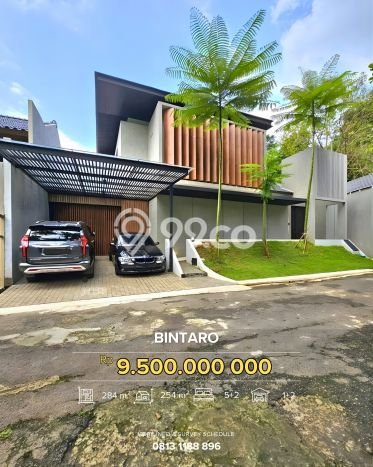 For Sale! Luxury House LT 284m2 Desain Elegan di Sektor 9-Bintaro For Sale! Luxury House LT 284m2 Desain Elegan di Sektor 9-Bintaro