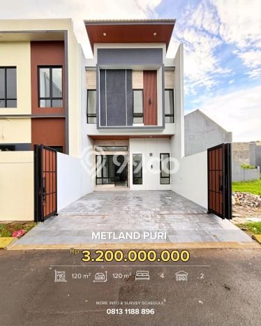Rumah Mewah LB 120m2 Siap Pakai Desain Elegan di Metland Puri, Jakarta Barat Rumah Mewah LB 120m2 Siap Pakai Desain Elegan di Metland Puri, Jakarta Barat