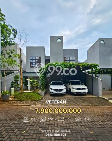 Rumah Elit LB 300m2 Siap Huni Desain Elegan di Veteran, Jakarta Selatan Rumah Elit LB 300m2 Siap Huni Desain Elegan di Veteran, Jakarta Selatan