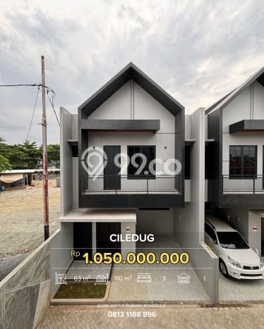 Rumah Strategis Modern Lb 110m2 di Ciledug, Tangerang Rumah Strategis Modern Lb 110m2 di Ciledug, Tangerang