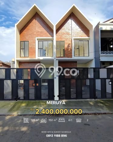 Rumah Modern 4 KT di Meruya Jakarta Barat Unfurnished Rumah Modern 4 KT di Meruya Jakarta Barat Unfurnished