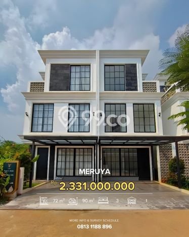 Rumah Modern 3 KT di Meruya Jakarta Barat Unfurnished Rumah Modern 3 KT di Meruya Jakarta Barat Unfurnished