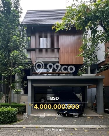 Rumah Mewah Dijual LT 112m2 di BSD, Tangerang Selatan Rumah Mewah Dijual LT 112m2 di BSD, Tangerang Selatan