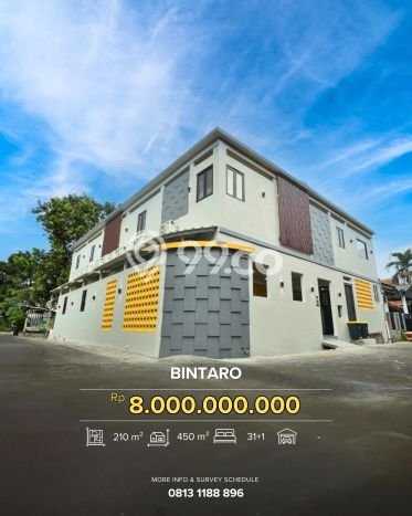Dijual Rumah Kost di Bintaro, Tangerang Selatan, 31 KT, 31 KM, Bangunan 450m2 Dijual Rumah Kost di Bintaro, Tangerang Selatan, 31 KT, 31 KM, Bangunan 450m2