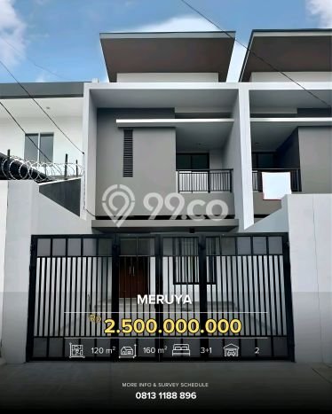Dijual Rumah Eksklusif 3 KT di Meruya, Jakarta Barat Dijual Rumah Eksklusif 3 KT di Meruya, Jakarta Barat
