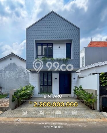 Rumah Modern 3 Kamar LT 71m2 di Bintaro Rumah Modern 3 Kamar LT 71m2 di Bintaro