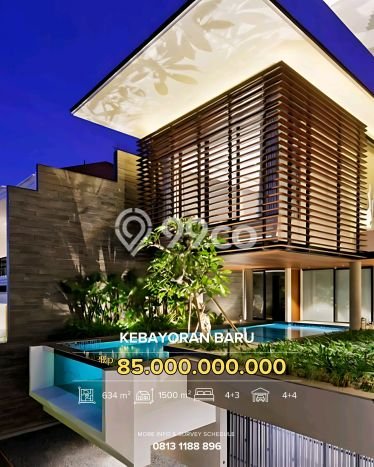 Rumah Mewah Siap Huni LT 634m2 di Kebayoran Baru, Jakarta Selatan Rumah Mewah Siap Huni LT 634m2 di Kebayoran Baru, Jakarta Selatan