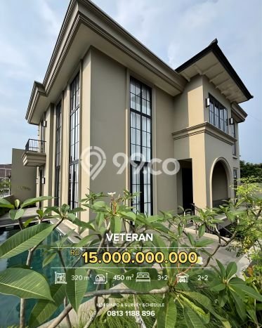 Rumah Mewah LB 450m2 Siap Pakai Desain Elegan di Veteran, Jakarta Selatan Rumah Mewah LB 450m2 Siap Pakai Desain Elegan di Veteran, Jakarta Selatan