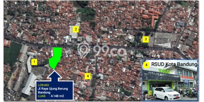 Dijual Tanah Lokasi Bandung Kota, Bandung Seluas 4148m2 Dijual Tanah Lokasi Bandung Kota, Bandung Seluas 4148m2