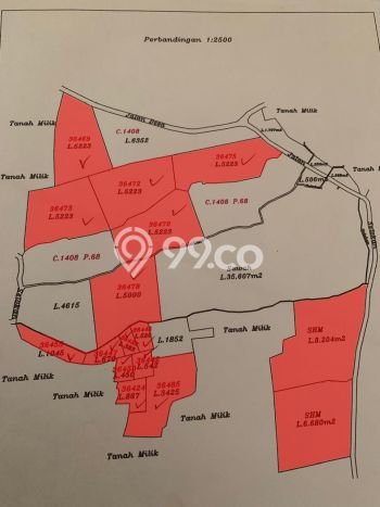 Tanah untuk Dijual di Cianjur Cianjur Luas 68500m2 Tanah untuk Dijual di Cianjur Cianjur Luas 68500m2