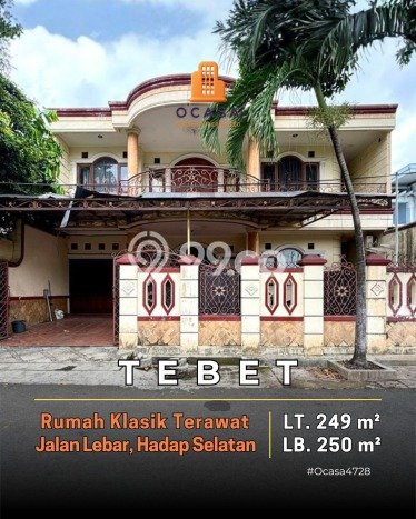 Rumah Eksklusif Siap Huni LT 249m2 di Tebet, Jakarta Selatan Rumah Eksklusif Siap Huni LT 249m2 di Tebet, Jakarta Selatan