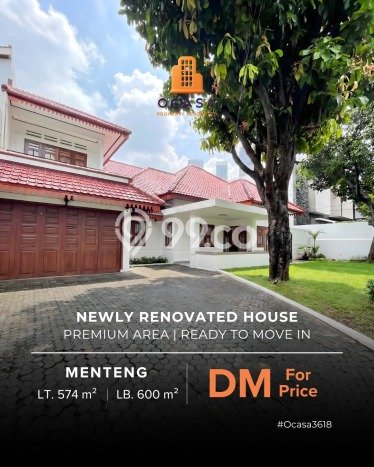 Siap Huni Rumah Mewah 5 Kamar di Menteng Dekat ke Mana Pun Siap Huni Rumah Mewah 5 Kamar di Menteng Dekat ke Mana Pun