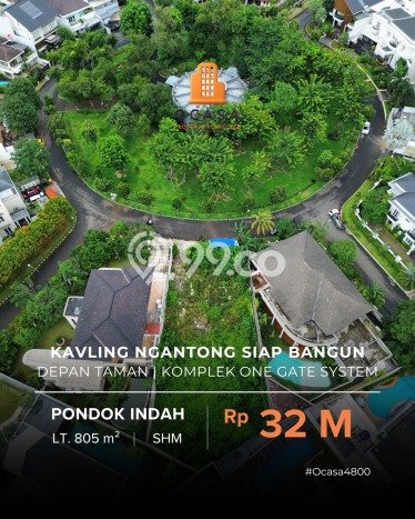 Tanah Dijual Area Strategis di Pondok Indah Jakarta Selatan 805m2 Tanah Dijual Area Strategis di Pondok Indah Jakarta Selatan 805m2