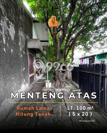 Untuk Dijual Tanah di Jakarta Pusat, Luas 100m2 SHM Untuk Dijual Tanah di Jakarta Pusat, Luas 100m2 SHM