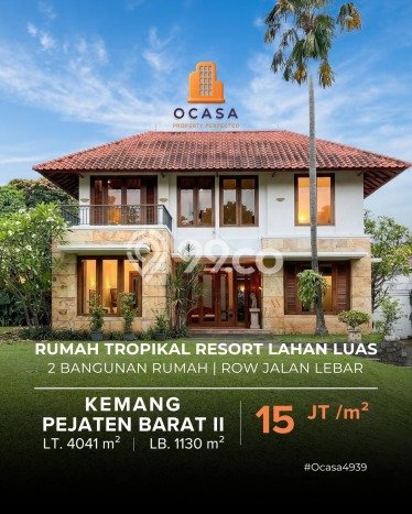 For Sale! Premium House LT 4041m2 Desain Elegan di Kemang For Sale! Premium House LT 4041m2 Desain Elegan di Kemang