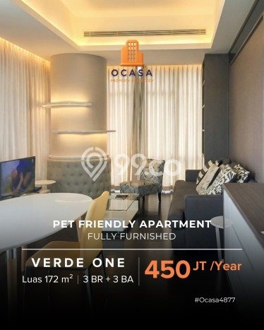 Apartemen Minimalis untuk Disewa, 3 Kamar di Jakarta Selatan Apartemen Minimalis untuk Disewa, 3 Kamar di Jakarta Selatan