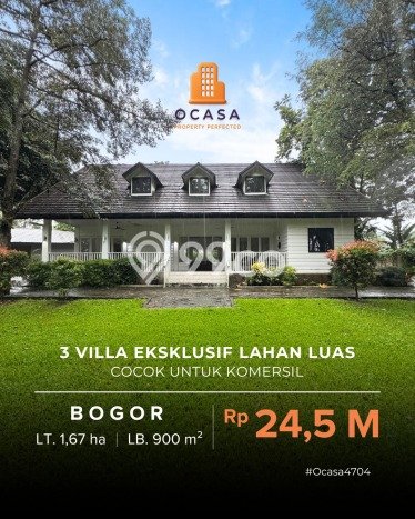 Vila Kawasan , Luas 16700m2m², Ideal untuk hunian Anda Vila Kawasan , Luas 16700m2m², Ideal untuk hunian Anda