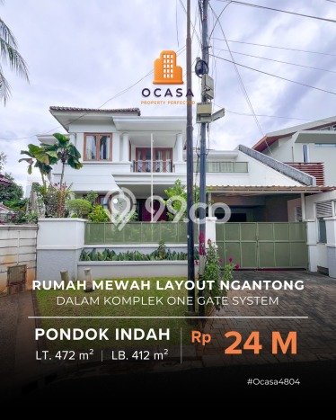 For Sale! Premium House LT 472m2 Desain Modern di Pondok Indah For Sale! Premium House LT 472m2 Desain Modern di Pondok Indah