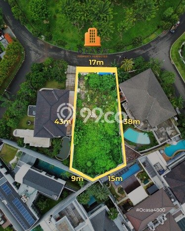 Tanah Dijual Area Strategis di Pondok Indah Jakarta Selatan 805m2 Tanah Dijual Area Strategis di Pondok Indah Jakarta Selatan 805m2