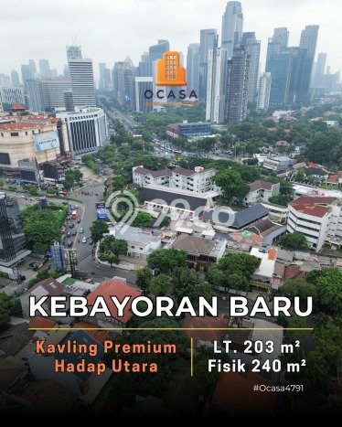 Dijual Tanah di Kebayoran Baru Jakarta Selatan Luas 203m2 - Dijual Tanah di Kebayoran Baru Jakarta Selatan Luas 203m2 -
