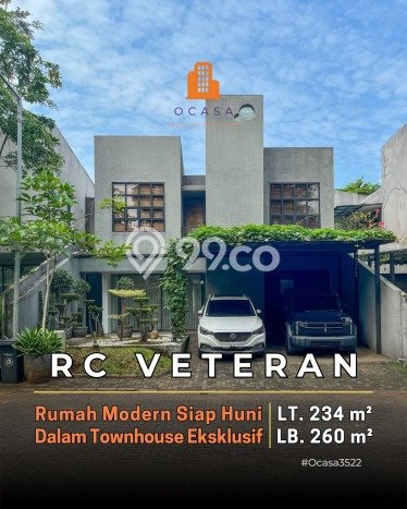 Rumah Elit Modern Tanpa Renovasi di Veteran Jakarta Selatan Rumah Elit Modern Tanpa Renovasi di Veteran Jakarta Selatan