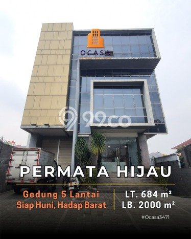 Untuk Dijual! Kantor di Permata Hijau Jakarta Selatan LT 684m2 / LB 0m2 Kawasan Bisnis Untuk Dijual! Kantor di Permata Hijau Jakarta Selatan LT 684m2 / LB 0m2 Kawasan Bisnis