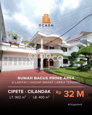 Rumah Mewah LB 400m2 Siap Huni Desain Elegan di Cipete, Jakarta Selatan Rumah Mewah LB 400m2 Siap Huni Desain Elegan di Cipete, Jakarta Selatan