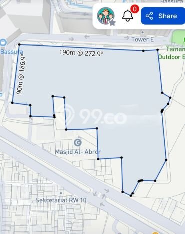 Tanah Kavling Dijual di Cipinang, Jakarta Timur dengan Luas Tanah 37522m2 Tanah Kavling Dijual di Cipinang, Jakarta Timur dengan Luas Tanah 37522m2