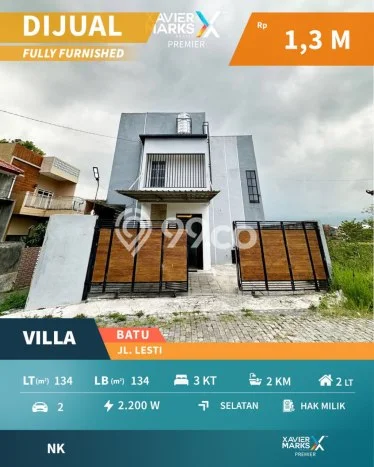 DIJUAL! Vila di Batu, Area 134m2m², Lokasi Premium DIJUAL! Vila di Batu, Area 134m2m², Lokasi Premium