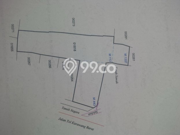 Tanah Dijual Lokasi Karawang Barat, Karawang dengan Luas Tanah 13146m2 dan Status SHM Tanah Dijual Lokasi Karawang Barat, Karawang dengan Luas Tanah 13146m2 dan Status SHM