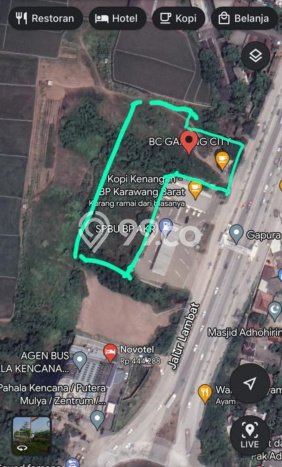 Tanah Dijual Lokasi Karawang Barat, Karawang dengan Luas Tanah 13146m2 dan Status SHM Tanah Dijual Lokasi Karawang Barat, Karawang dengan Luas Tanah 13146m2 dan Status SHM