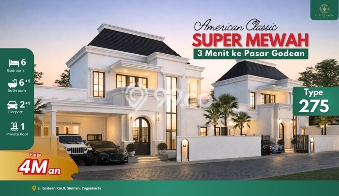 Rumah Mewah Dijual LT 330m2 di Godean, Sleman Rumah Mewah Dijual LT 330m2 di Godean, Sleman