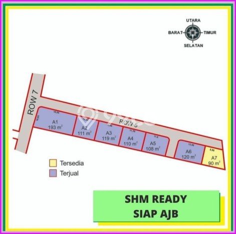 Tanah Komersial Dijual di Sleman Sleman 90m2 Tanah Komersial Dijual di Sleman Sleman 90m2