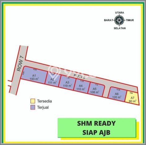 Tanah Dijual Lokasi Sleman, Sleman Luas 90m2 Legalitas Aman Tanah Dijual Lokasi Sleman, Sleman Luas 90m2 Legalitas Aman