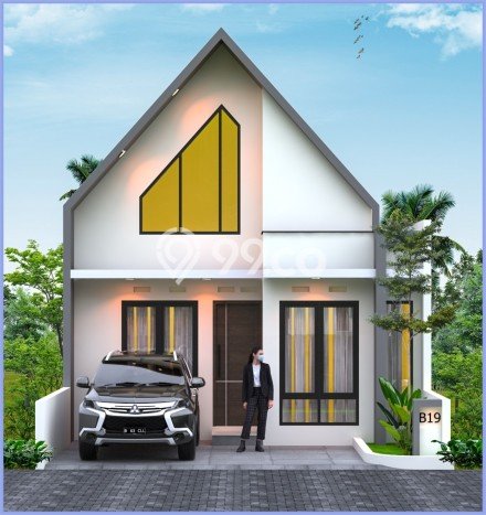 Rumah Asri di Sleman, Sleman, Luas 80m² LB 40m² Rumah Asri di Sleman, Sleman, Luas 80m² LB 40m²
